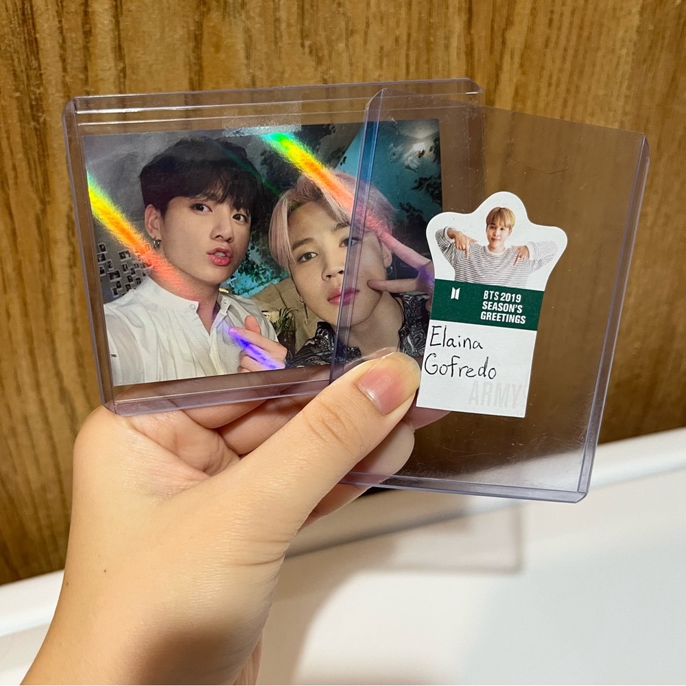 BTS Jungkook and Jimin 5th Muster Magic Shop Holographic RARE Photocard!